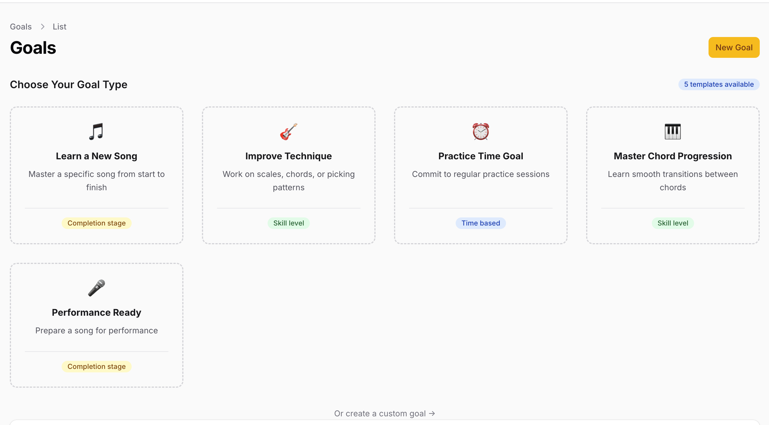 Goal Management System